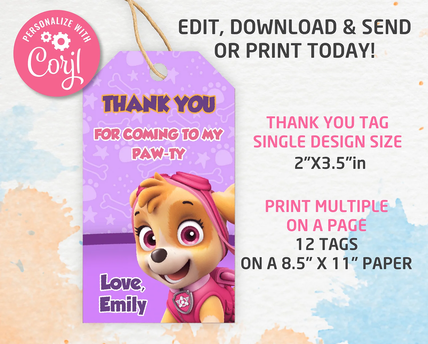 1st birthday invitation card