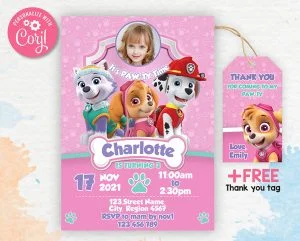 18th birthday invitation card