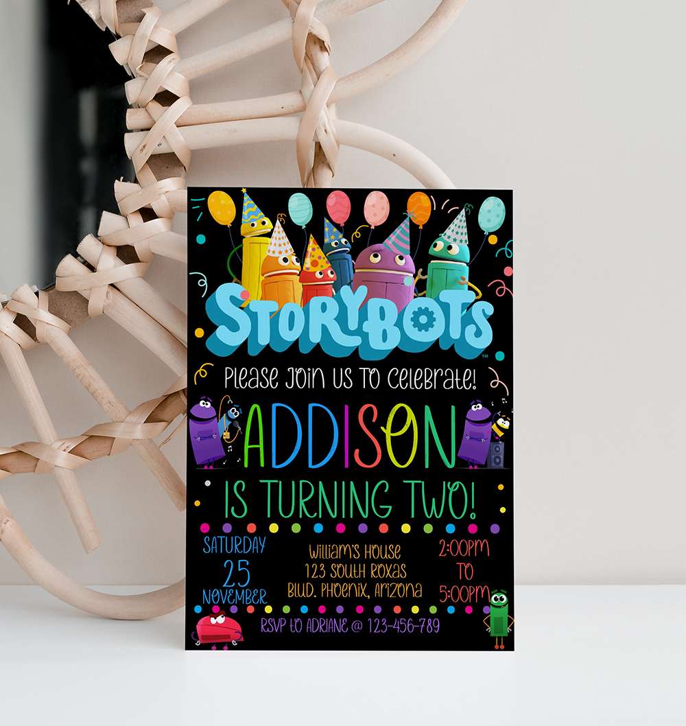 pokemon theme birthday invitation card