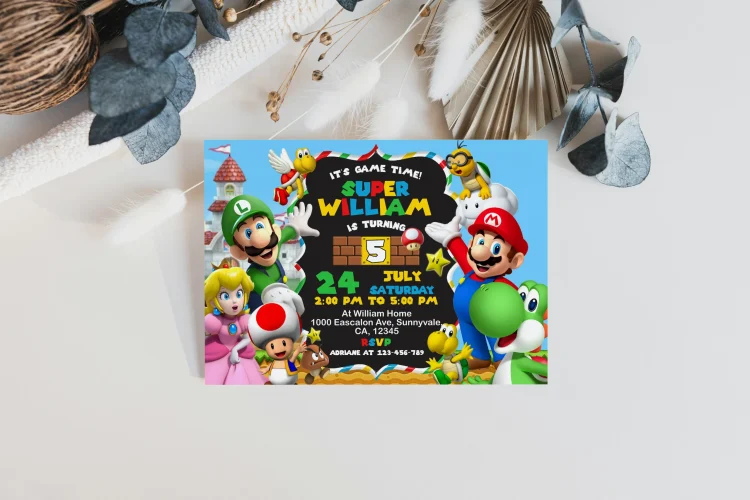 Sonic The Hedgehog Birthday Invitation, Editable and Printable Sonic Birthday Invitation, Editable Kids Birthday invitation, Sonic Theme-11