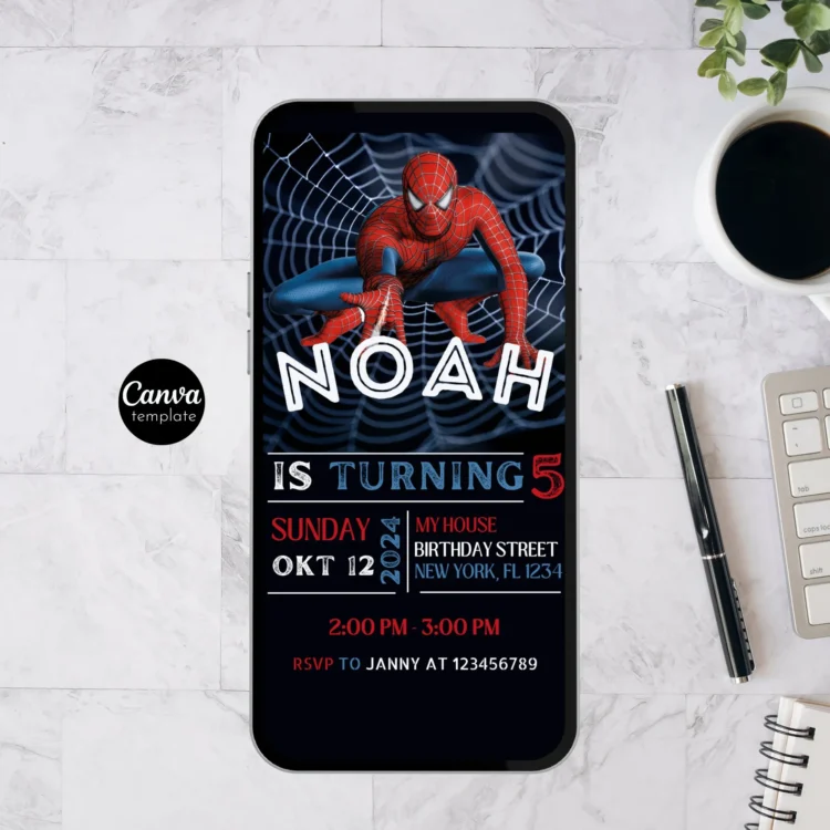 spidey invitation, spidey birthday invite, spidey party template, spidey canva template, spidey digital invite, spidey phone invite, spidey thank you tag, spidey party printable, spidey editable invite, spidey birthday card, spidey and friends invite, superhero birthday invite, superhero party template, marvel heroes invitation, marvel birthday invite, marvel party template, kids birthday invitation, editable birthday invite, printable birthday invite, digital party invitation, boy birthday invitation, cartoon party invite, superhero canva template, marvel spidey invitation, spiderman birthday card, superhero party card, editable spidey invite, spidey amazing friends, marvel editable invite, superhero digital invite