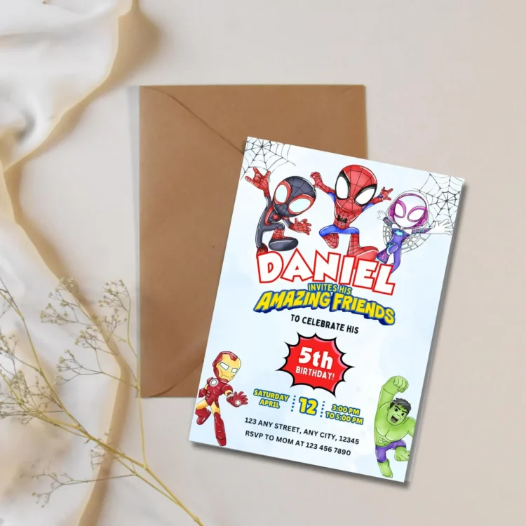 spidey invitation, spidey birthday invite, spidey party template, spidey canva template, spidey digital invite, spidey phone invite, spidey thank you tag, spidey party printable, spidey editable invite, spidey birthday card, spidey and friends invite, superhero birthday invite, superhero party template, marvel heroes invitation, marvel birthday invite, marvel party template, kids birthday invitation, editable birthday invite, printable birthday invite, digital party invitation, boy birthday invitation, cartoon party invite, superhero canva template, marvel spidey invitation, spiderman birthday card, superhero party card, editable spidey invite, spidey amazing friends, marvel editable invite, superhero digital invite