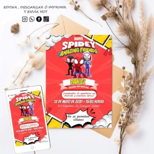 spidey invitation, spidey birthday invite, spidey party template, spidey canva template, spidey digital invite, spidey phone invite, spidey thank you tag, spidey party printable, spidey editable invite, spidey birthday card, spidey and friends invite, superhero birthday invite, superhero party template, marvel heroes invitation, marvel birthday invite, marvel party template, kids birthday invitation, editable birthday invite, printable birthday invite, digital party invitation, boy birthday invitation, cartoon party invite, superhero canva template, marvel spidey invitation, spiderman birthday card, superhero party card, editable spidey invite, spidey amazing friends, marvel editable invite, superhero digital invite