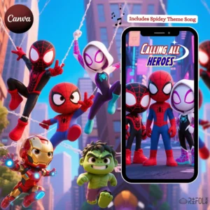 Hulk Video Invitation, Hulk Animated Birthday, Iron Man Video Invitation, Iron Man Animated Invite, Ghost Spider Video Invitation, Ghost Spider Animated Birthday, Miles Morales Video Invitation, Miles Morales Animated Invite, Marvel Heroes Video Invitation, Marvel Animated Birthday Invite, Avengers Video Invitation, Editable Hulk Video Invite, Editable Iron Man Video Invitation, Editable Ghost Spider Invite, Editable Miles Morales Invitation, Animated Superhero Birthday Invite, Kids Marvel Video Invitation, Animated Avengers Birthday, Editable Marvel Party Video, Superhero Animated Invitation