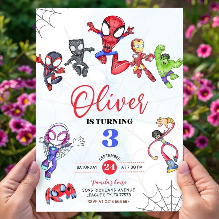 spidey invitation, spidey birthday invite, spidey party template, spidey canva template, spidey digital invite, spidey phone invite, spidey thank you tag, spidey party printable, spidey editable invite, spidey birthday card, spidey and friends invite, superhero birthday invite, superhero party template, marvel heroes invitation, marvel birthday invite, marvel party template, kids birthday invitation, editable birthday invite, printable birthday invite, digital party invitation, boy birthday invitation, cartoon party invite, superhero canva template, marvel spidey invitation, spiderman birthday card, superhero party card, editable spidey invite, spidey amazing friends, marvel editable invite, superhero digital invite