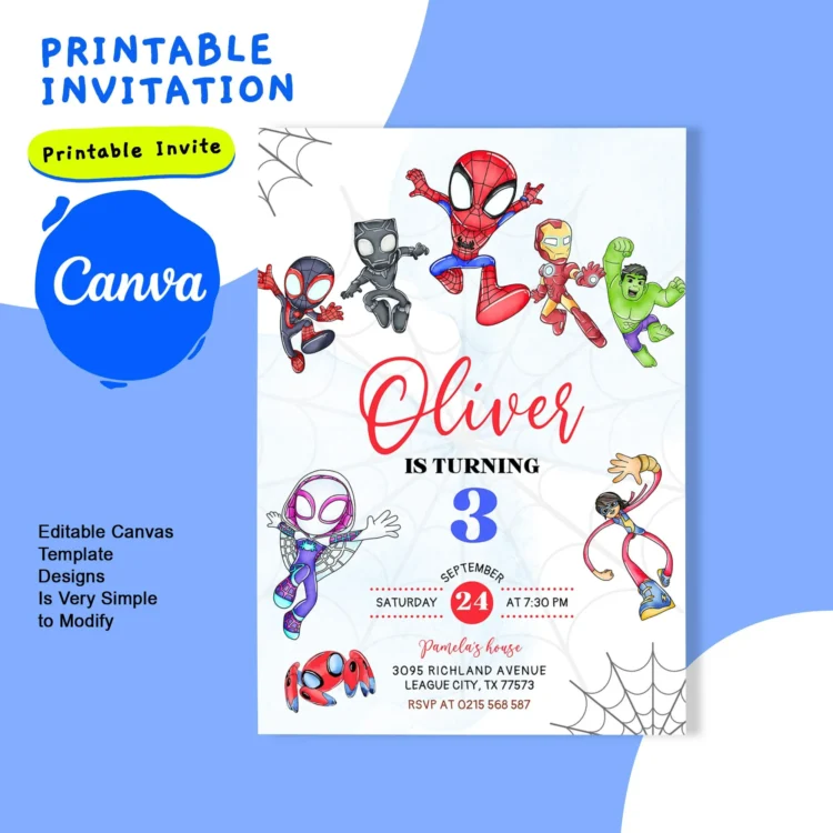 spidey invitation, spidey birthday invite, spidey party template, spidey canva template, spidey digital invite, spidey phone invite, spidey thank you tag, spidey party printable, spidey editable invite, spidey birthday card, spidey and friends invite, superhero birthday invite, superhero party template, marvel heroes invitation, marvel birthday invite, marvel party template, kids birthday invitation, editable birthday invite, printable birthday invite, digital party invitation, boy birthday invitation, cartoon party invite, superhero canva template, marvel spidey invitation, spiderman birthday card, superhero party card, editable spidey invite, spidey amazing friends, marvel editable invite, superhero digital invite